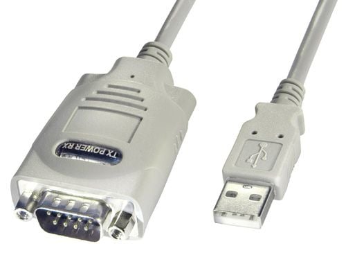 Lindy 42844, 1 m, hane/kvinna, 3 Mbit/s, vit