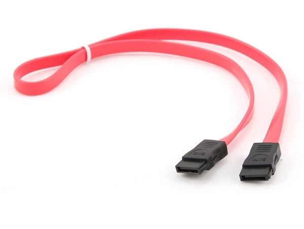 Gembird CC-SATA-DATA-XL - SATA-kabel - Serial ATA 150/300/600 - SATA (hunn) rett til SATA (hunn) rett - 1 m - flat