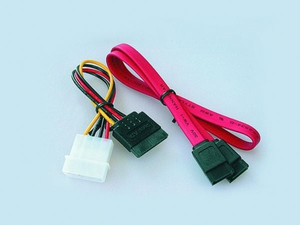 Gembird CC-SATA-DATA-XL - SATA-kabel - Serial ATA 150/300/600 - SATA (hunn) rett til SATA (hunn) rett - 1 m - flat