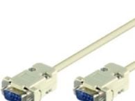 Microconnect SCSEHH2, Valkoinen, 1,8 m, DB-9, DB-9, Uros, Uros