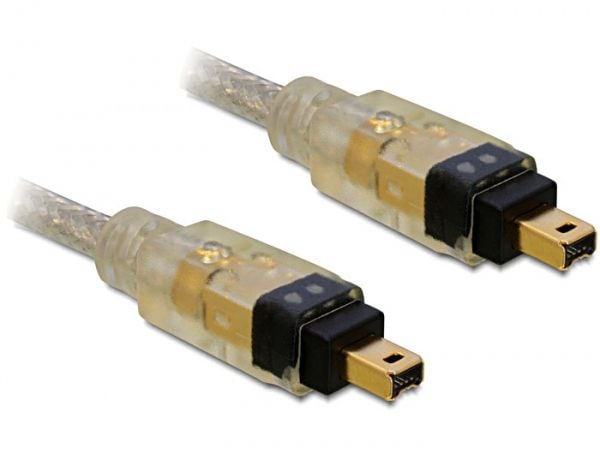 Delock - IEEE 1394-kabel - 4 pin FireWire (hann) til 4 pin FireWire (hann) - 1 m