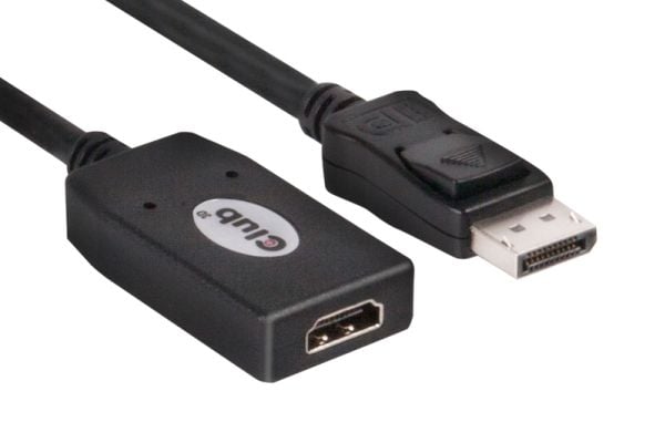Club 3D - Adapterkabel - DisplayPort hann til HDMI hunn