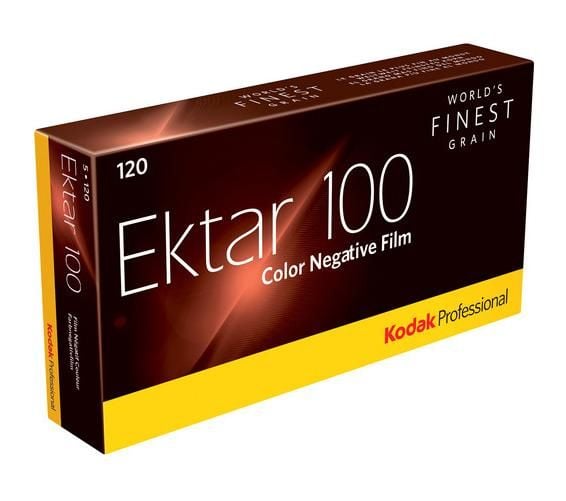 Kodak PROFESSIONAL EKTAR 100 - Värillinen filmi - 120 (6 cm) - ISO 100 - 5 rullaa