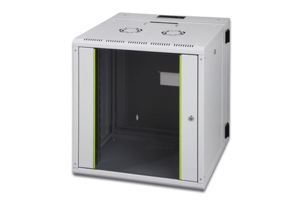 DIGITUS Professional Line DN-19 12-U-3 - Kotelo - seinäasennettava - harmaa, RAL 7035 - 12U - 19"