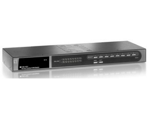 LevelOne ViewCon KVM-1631 Combo KVM Switch - KVM-svitsj - 16 x KVM port(s) - 1 lokalbruker - stasjonær