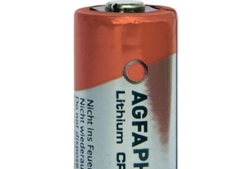 AgfaPhoto CR123A, Kertakäyttöinen akku, Litium, 3 V, 1300 mAh, Harmaa, Punainen