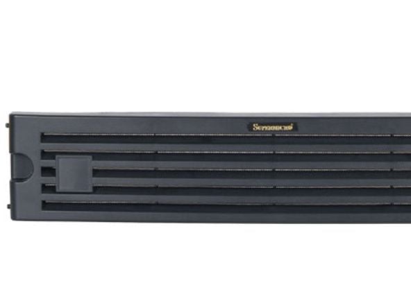 Supermicro 2U Front Bezel, Musta, 2U, SC213, SC216, SC217, SC219, SC826, SC827 (Rev A5 or later), SC829