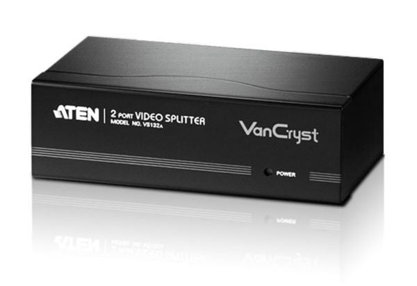 ATEN VanCryst VS132A - Linjedelare för video - 2 x VGA - skrivbordsmodell
