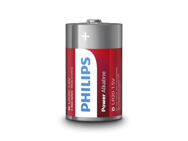 Philips Power Life LR20P2B - Batteri 2 x D - alkaliskt