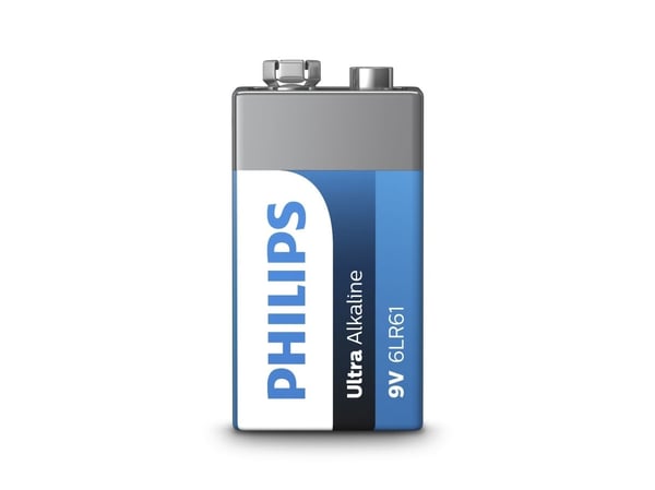 Philips ExtremeLife+ 6LR61E1B - Batteri 9V - alkaliskt