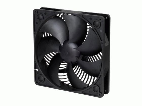 SilverStone SST-AP181 - Sisäosa tuulettimella - 180 mm - musta