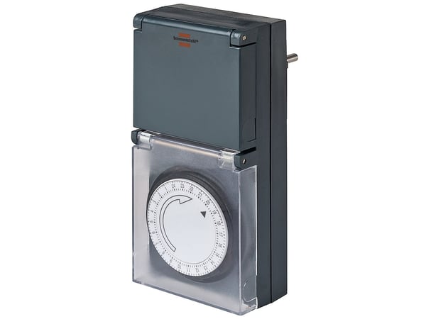 Brennenstuhl 1506460, Päivittäinen ajastin, Musta, IP44, 230 V, 16 A, 200 g