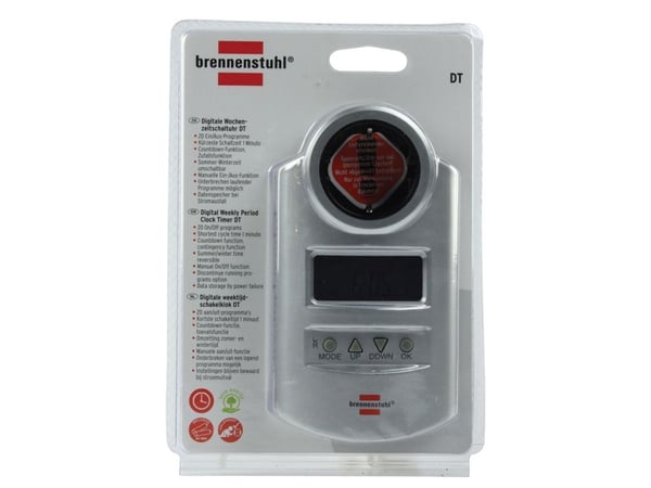 brennenstuhl Digital Weekly Timer DT - Primera-Line - tidtaker