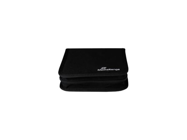 MediaRange - Lomme for CD/DVD-plater - 24 plater - svart