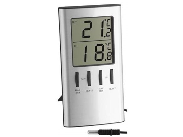 TFA - Termometer - digital - silver