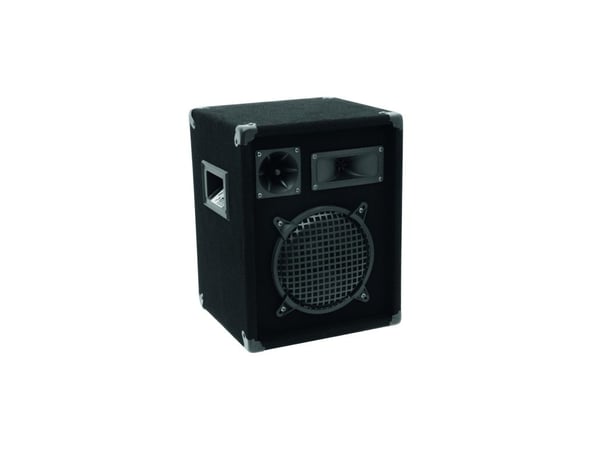 Omnitronic DX-822, 3-veis, 1.0 kanaler, Koblet med ledninger (ikke trådløs), 150 W, 50 - 18000 Hz, Sort