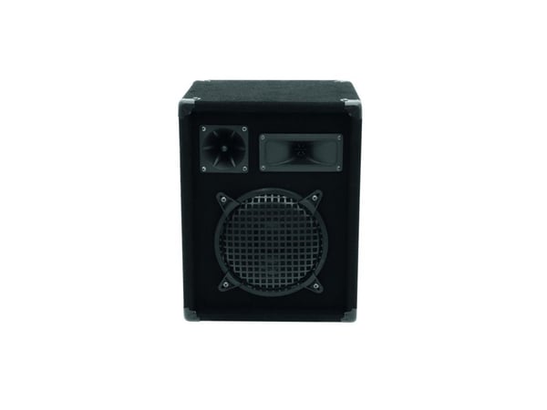 Omnitronic DX-822, 3-veis, 1.0 kanaler, Koblet med ledninger (ikke trådløs), 150 W, 50 - 18000 Hz, Sort