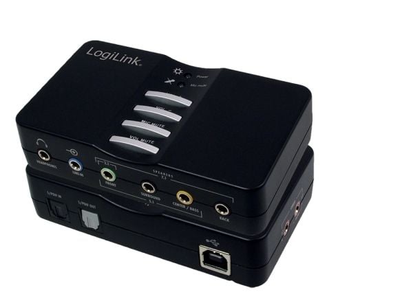 LogiLink USB Sound Box Dolby 7.1 8-Channel, 7.1 kanaler, USB