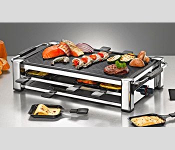 Rommelsbacher RCC 1500 - Plancha - elektrisk - krom