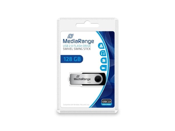 MediaRange USB Micro-Drive - USB flash-enhet - 8 GB - USB 2.0