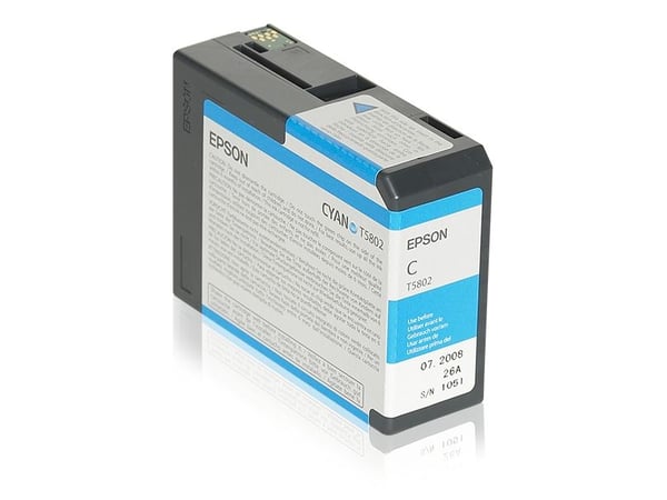 Epson Yksittäispakkaus, syaani T580200, 80 ml, 1 kpl
