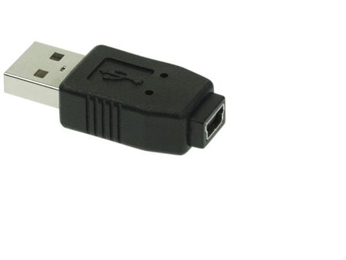 InLine 33500A, USB 2.0 A male, mini-5p USB 2.0 F, Svart InLine 33500A, USB 2.0 A male, mini-5p USB 2.0 F, Svart