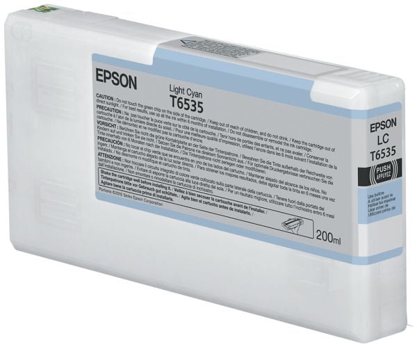 Epson - 200 ml - lys cyan - original - blekkpatron - for Stylus Pro 4900, Pro 4900 Designer Edition, Pro 4900 Spectro_M1