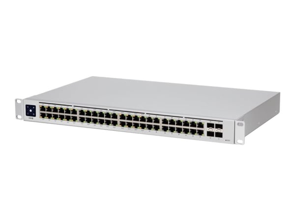 Ubiquiti UniFi USW-48-POE, Hallittu, L2, Gigabit Ethernet (10/100/1000), Power over Ethernet -tuki, Telineasennus, 1U