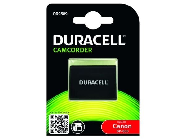 Duracell Li-Ion Akku 890 mAh for Canon BP-808