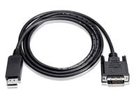 MicroConnect - DisplayPort-kabel - dobbeltlenke - DisplayPort (hann) til DVI-D (hann) - 3 m