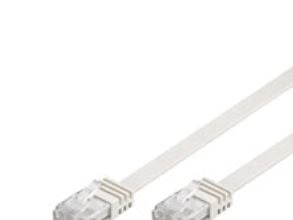 Goobay 95150, 0,5 m, Cat6, U/UTP (UTP), RJ-45, RJ-45, Hvit