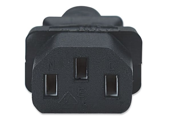 Manhattan 300148, 1,8 m, CEE7/4, C13-liitin, 250 V, 10 - 16 A