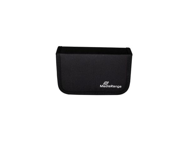 MediaRange Flashdrive wallet - Lagerdriverbag - kapasitet: 6 USB flash-stasjoner, 3 SD-minnekort
