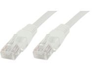 MicroConnect Value Pack - Nettverkskabel - RJ-45 (hann) til RJ-45 (hann) - 1 m - 4.5 mm - UTP - CAT 5e - rund, flertrådet - hvit (en pakke 10)