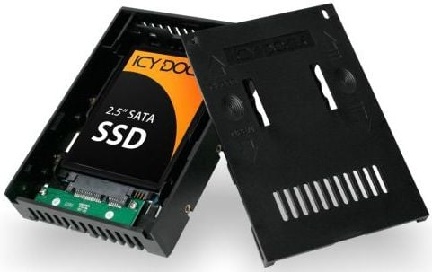 RaidSonic ICY Dock EZConvert MB882SP-1S-2B - Uttagbar harddiskramme - fra 3,5" til 2,5" - svart