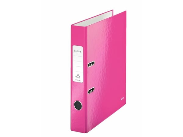 Leitz 180° WOW, A4, papp, rosa, 350 ark, 80 g/m², 5 cm