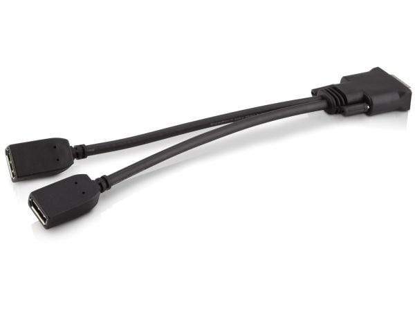 HP DMS-59 to Dual DisplayPort Kit - DisplayPort-adapter - DisplayPort (hona) till DMS-59 (hane) - för Elite Slice for Meeting Rooms G2, Slice G2; E...