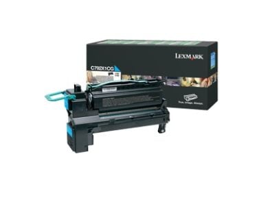 Lexmark - Extra lång livslängd - cyan - original - tonerkassett LCCP, LRP - för Lexmark C792, X792