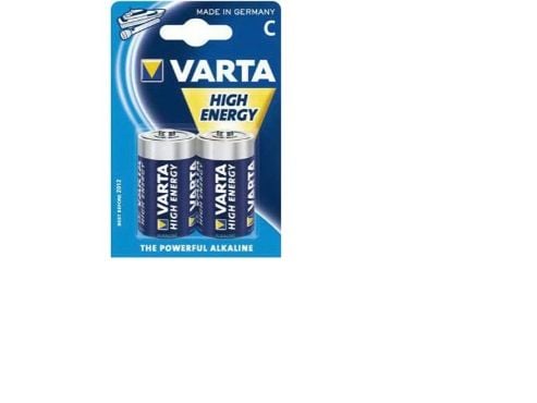 Varta High Energy - Batteri 2 x C - Alkalisk - 7800 mAh
