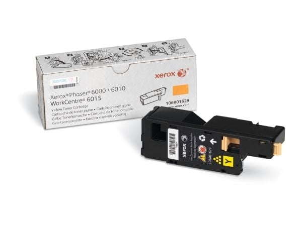 Xerox Phaser 6010 - Gul - original - tonerpatron - for Phaser 6000, 6010, 6010N; WorkCentre 6015B, 6015N, 6015NI, 6015V_BC, 6015V_NIC