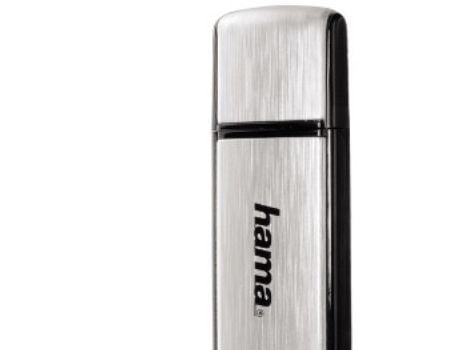 Hama FlashPen "Fancy" USB-minne 32GB USB2.0 svart/sølv (104308)