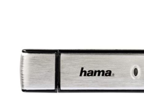 Hama FlashPen "Fancy" USB-minne 32GB USB2.0 svart/sølv (104308)