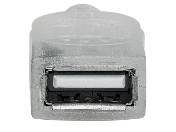 Manhattan 336314, 1,8 m, USB A, USB A, USB 2.0, Hankjønn/hunkjønn, Sølv