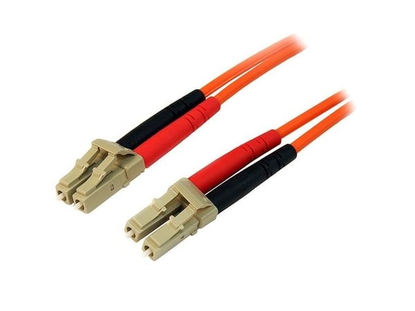 Startech 15m Fiber Optic Cable - Multimode Duplex 50/125 - LSZH - LC/LC - OM2 - LC to LC Fiber Patch Cable - Nettverkskabel - LC multimodus (hann) ...