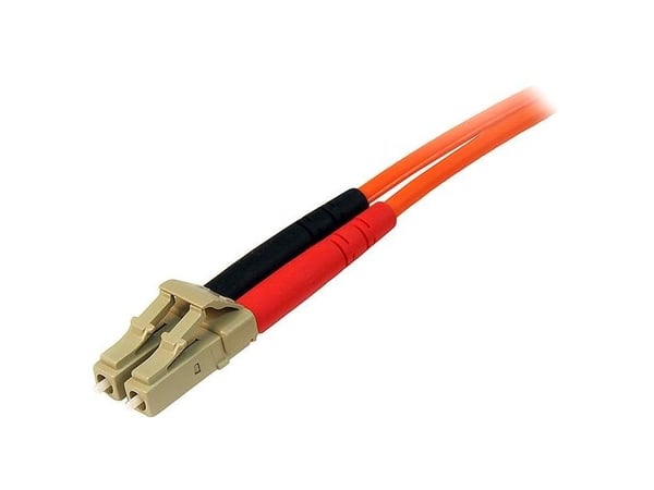 StarTech.com 15m Fiber Optic Cable - Multimode Duplex 50/125 - LSZH - LC/LC - OM2 - LC to LC Fiber Patch Cable - Nätverkskabel - LC multiläge (hane...
