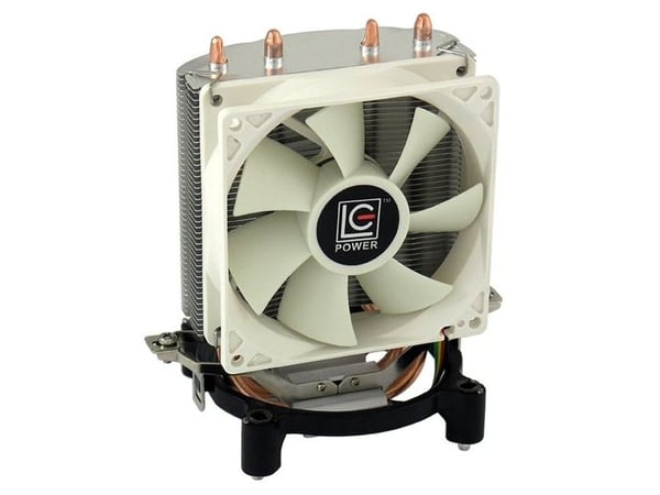 LC-Power LC-CC-95, Jäähdytin, 9,2 cm, Hopea, Valkoinen