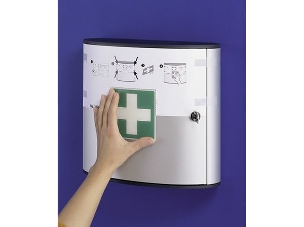Durable FIRST AID BOX L, Sølv, Aluminium, 302 mm, 118 mm, 400 mm