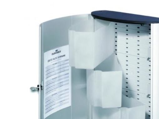 Durable FIRST AID BOX L, Sølv, Aluminium, 302 mm, 118 mm, 400 mm