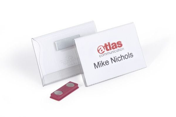 Durable 811719, Merke, Landskap, PVC, Gjennomsiktig, Hvit, Side, Pakke
