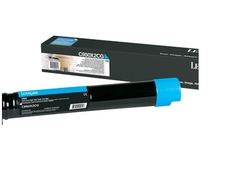 Lexmark C950X2CG, 24000 sivua, Syaani, 1 kpl